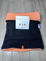Cashmere Neck Warmer Black/Orange