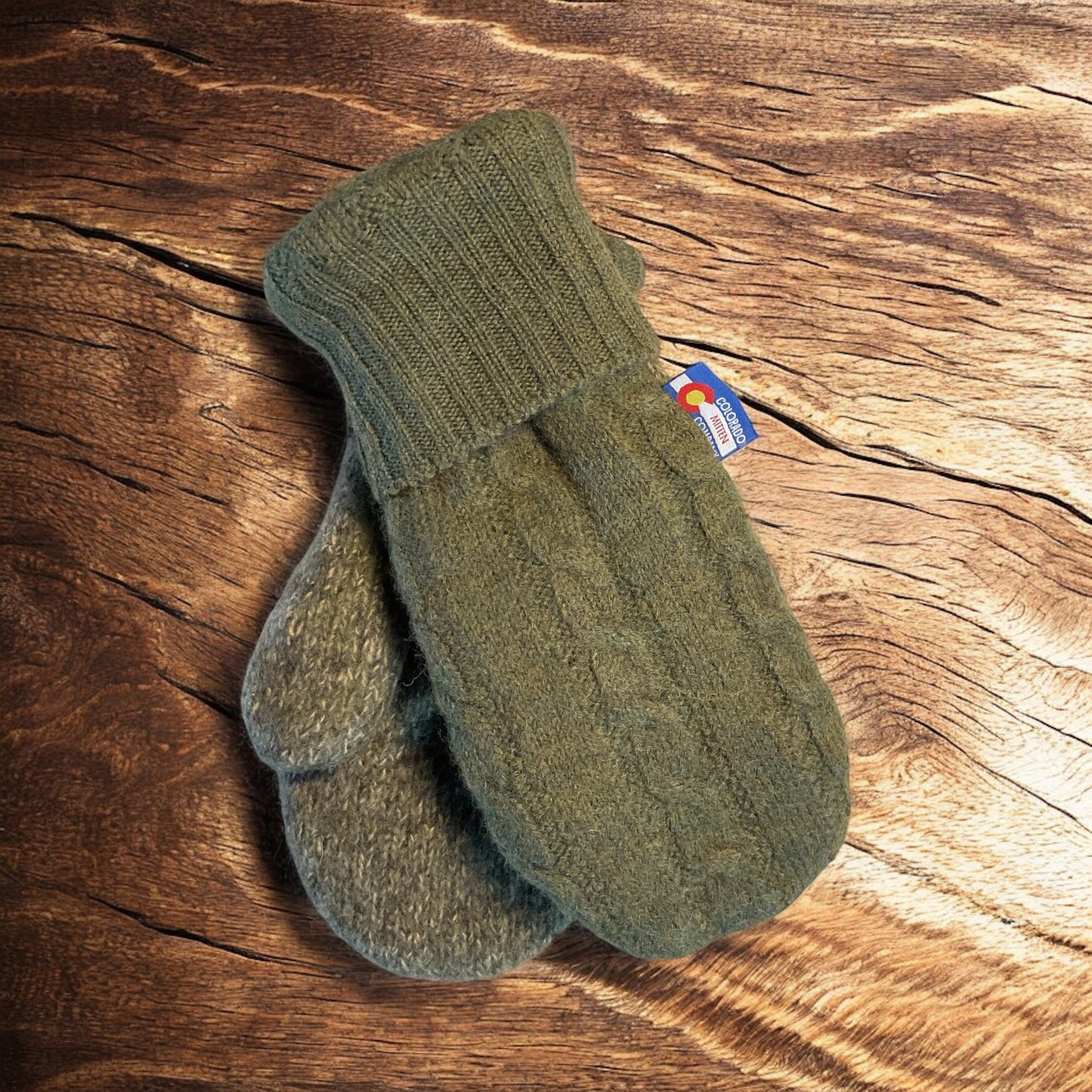 Men's Mittens Green