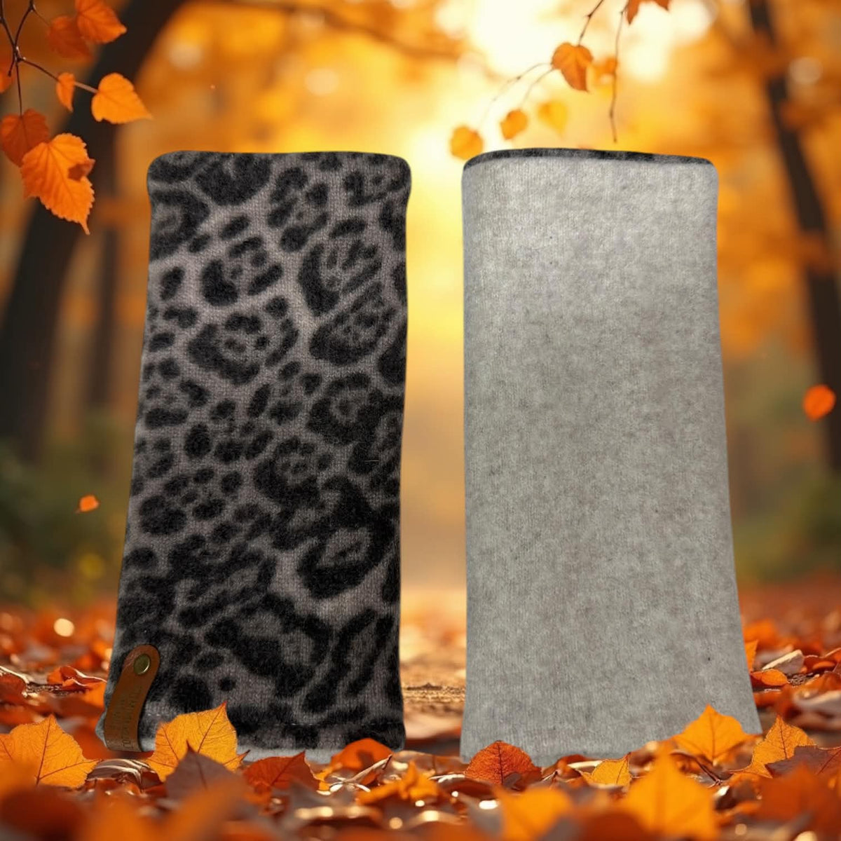 Cashmere Reversible Fingerless Mittens