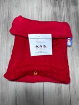 Cashmere Neck Warmer  Red