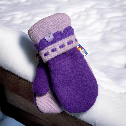 Women's Regular Mittens  Purple