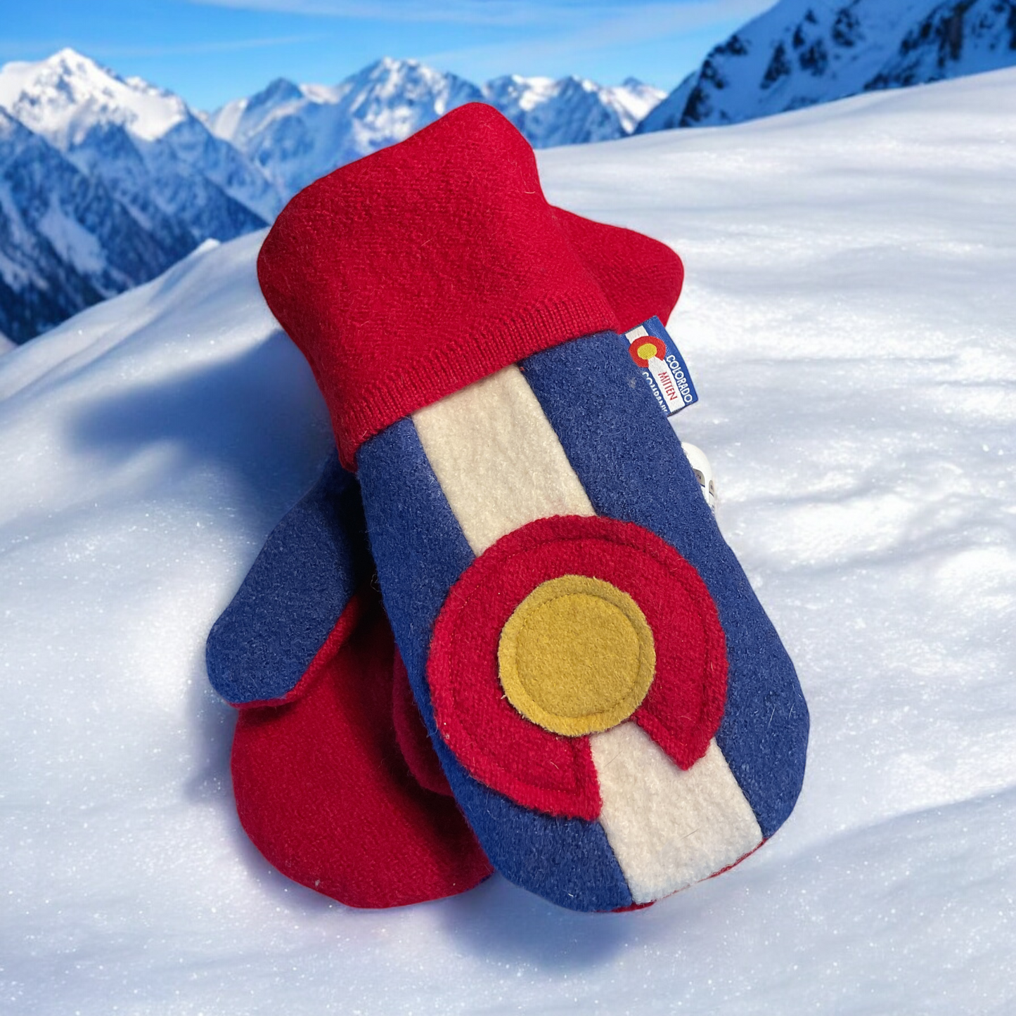 Colorado Flag Mittens