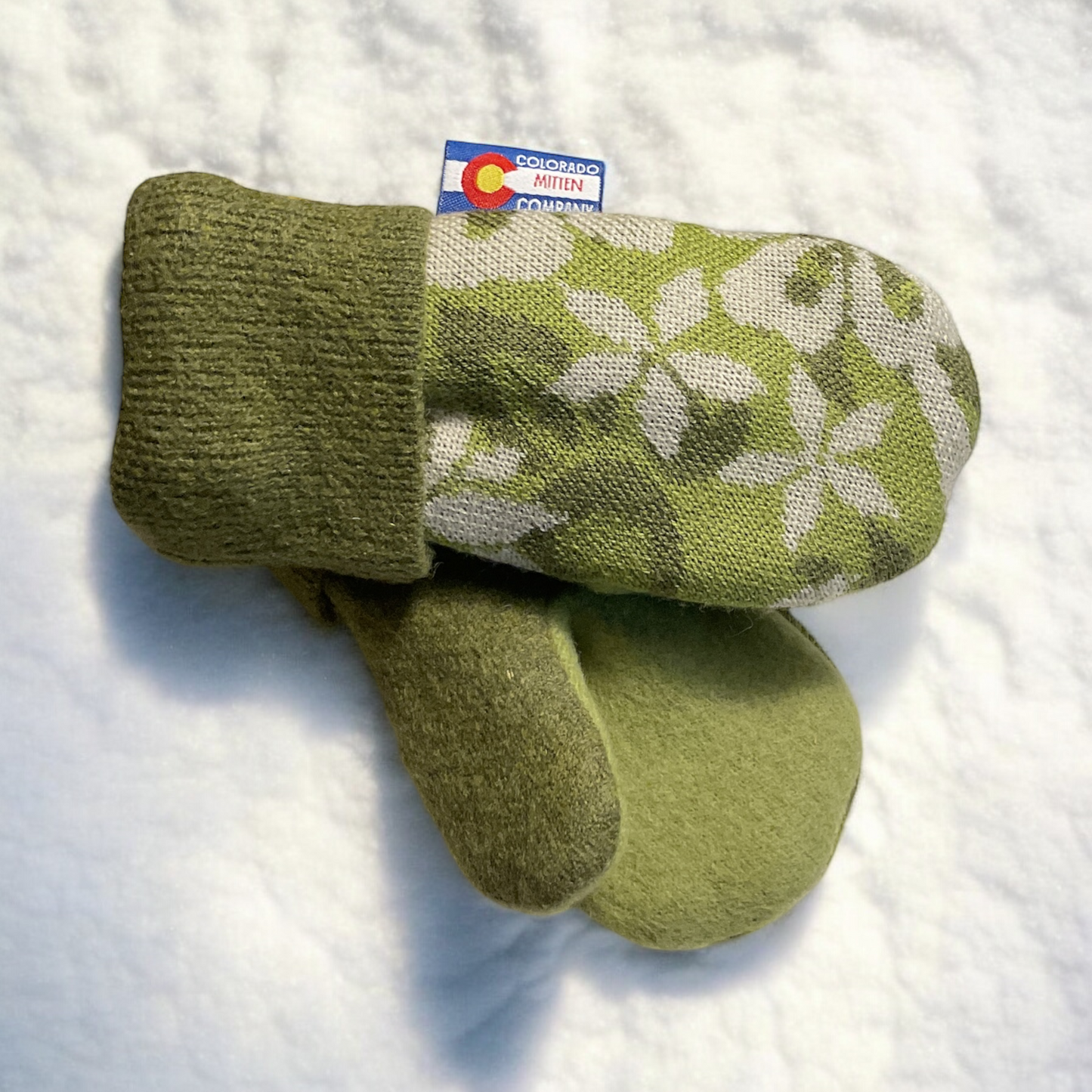 Toddler Mittens  Green