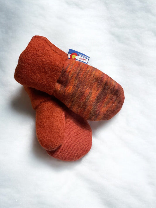 Toddler Mittens  Orange