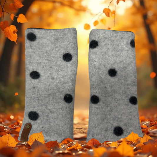 Cashmere Reversible Fingerless Mittens